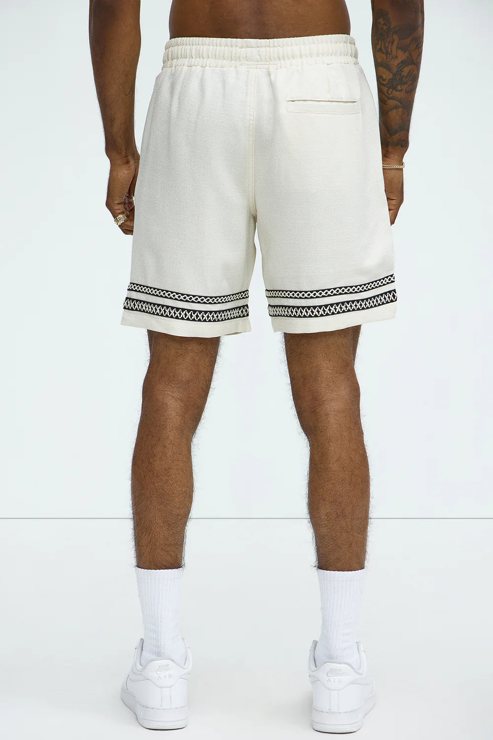 Zephyr Relaxed Shorts - Off White