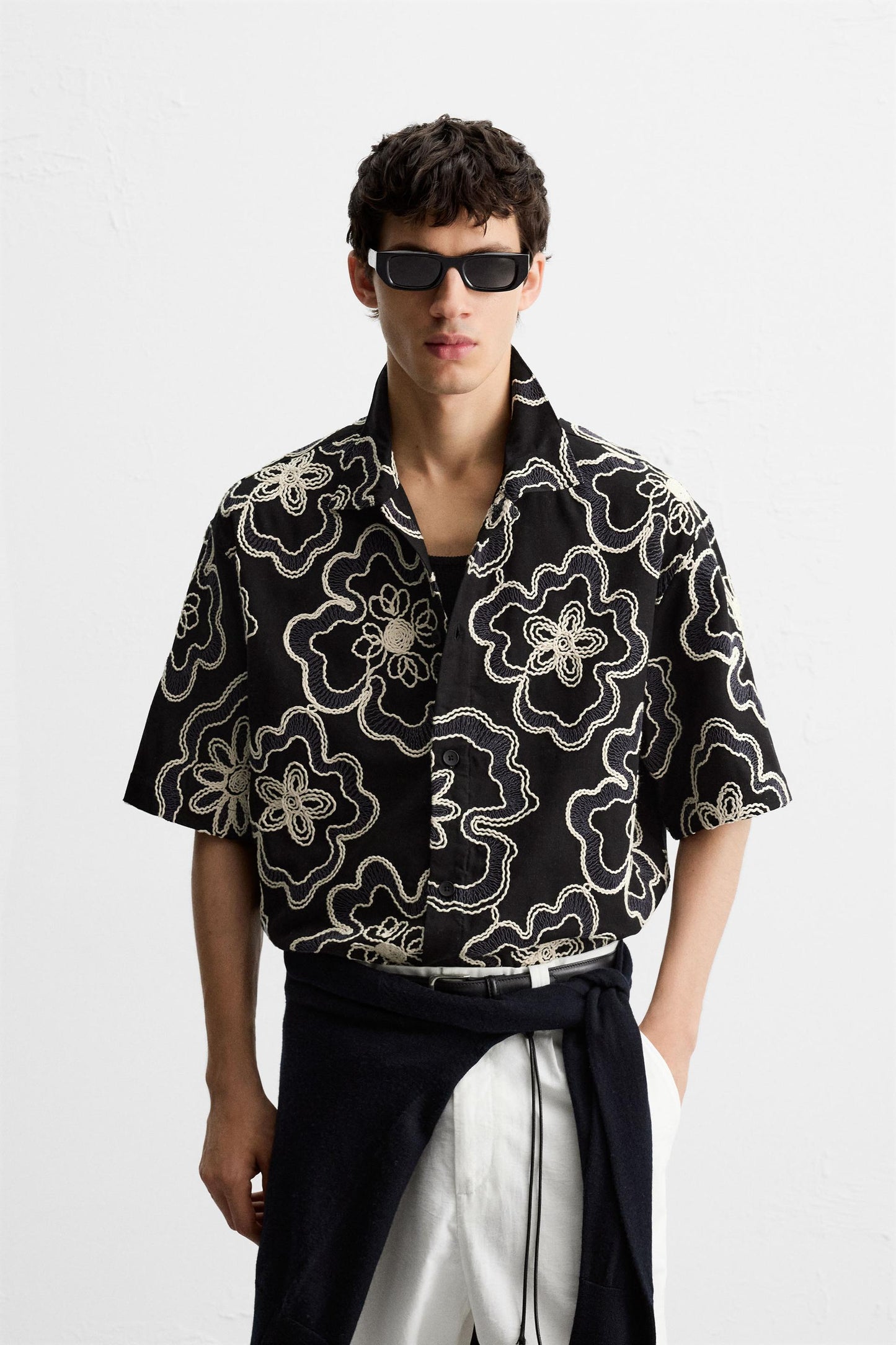 RAISED EMBROIDERY SHIRT