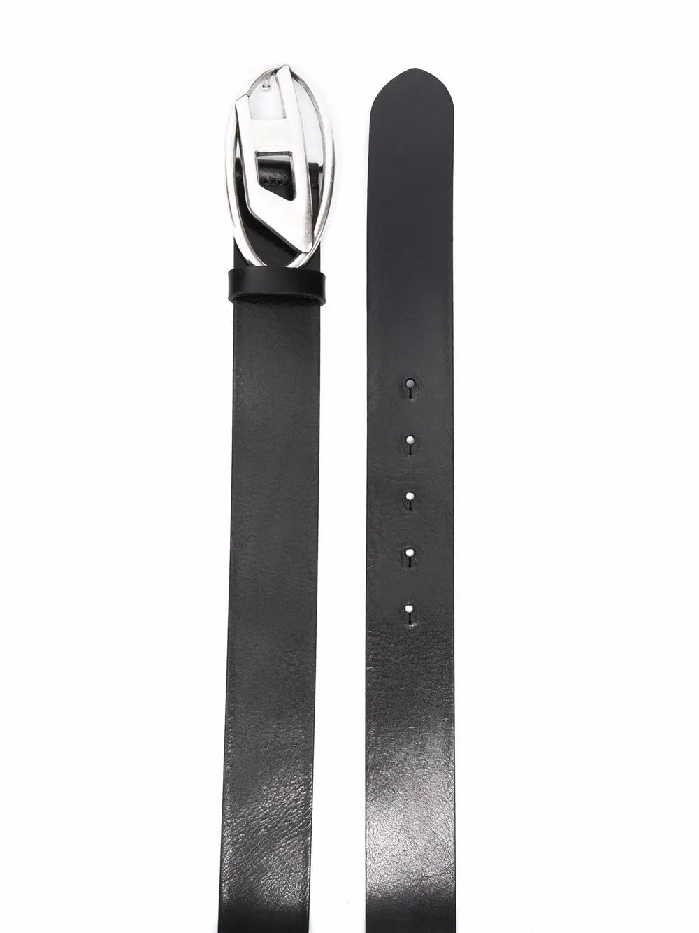 1DR logo-buckle leather belt