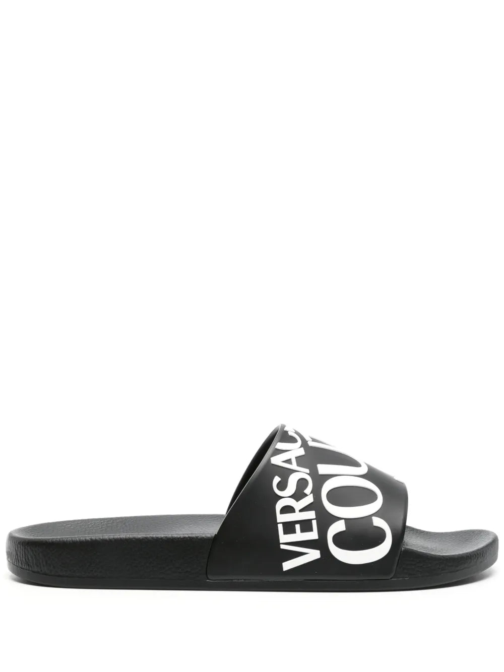 logo-embossed moulded-footbed slides