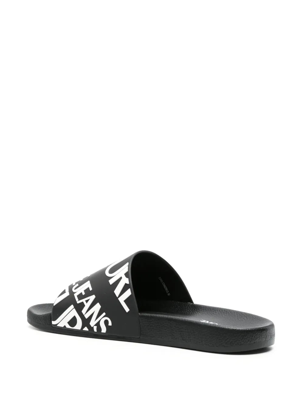 logo-embossed moulded-footbed slides