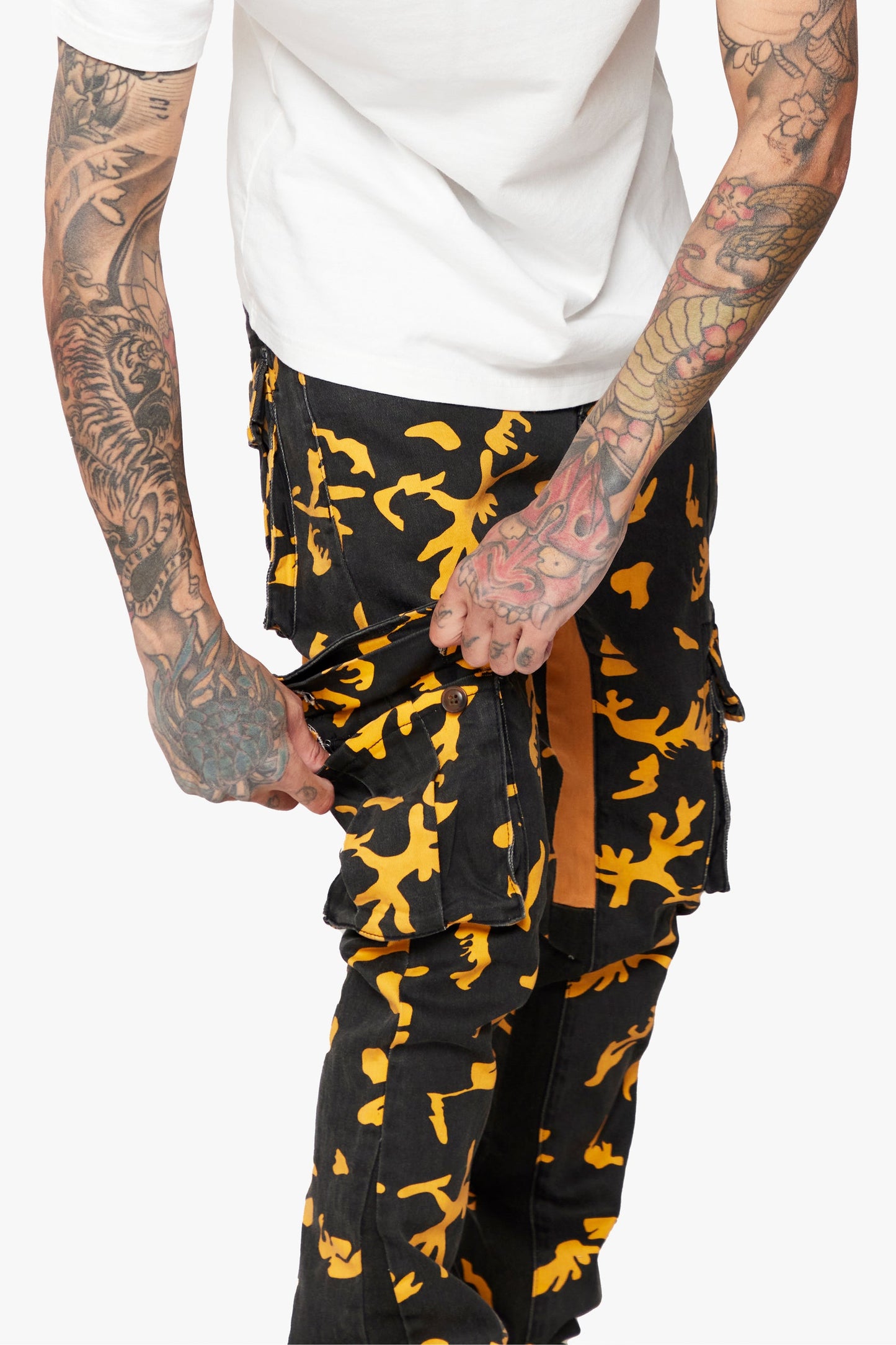 "COMMANDER " HORNET STRIKE STACKED FLARE JEAN