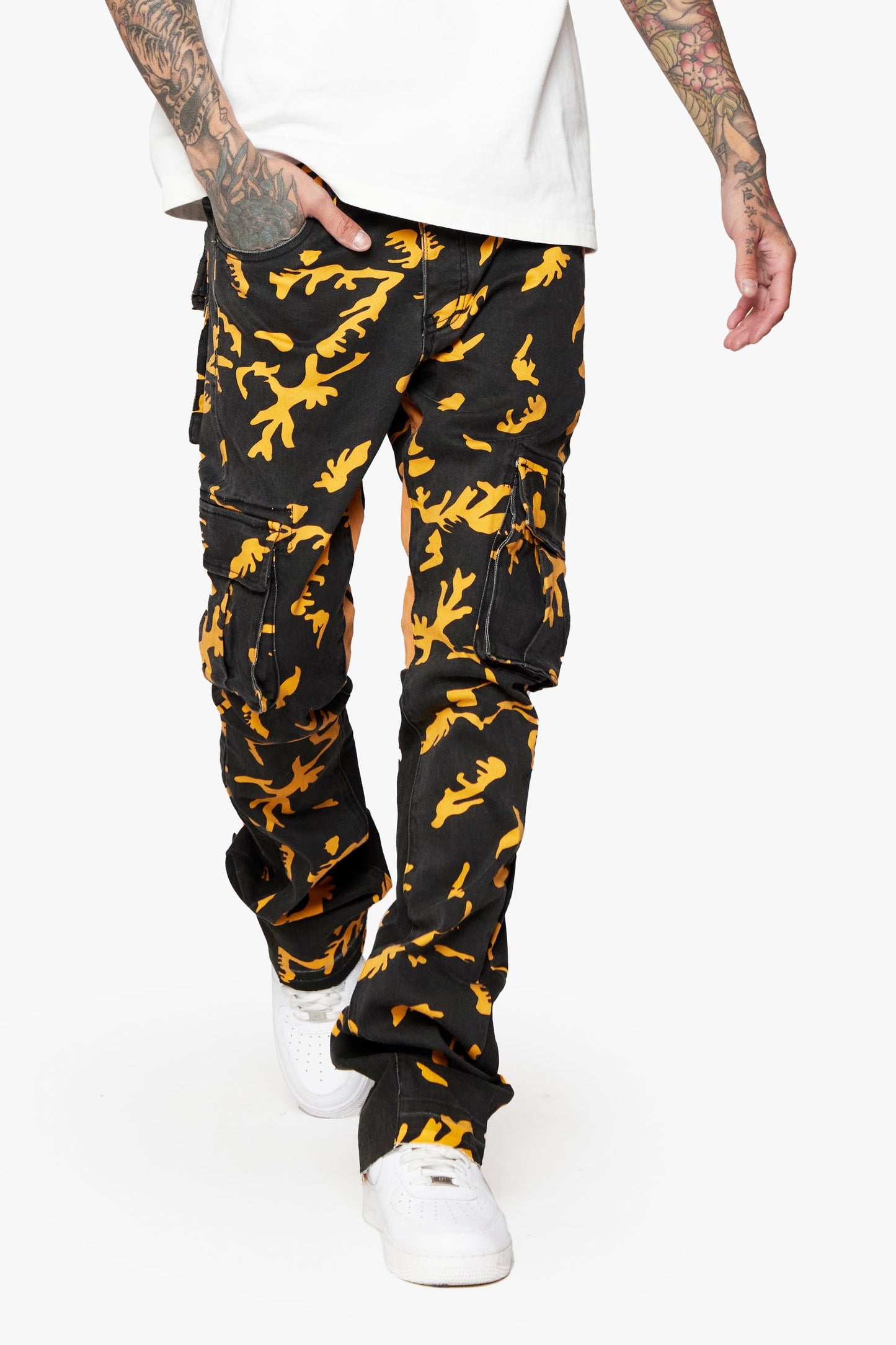 "COMMANDER " HORNET STRIKE STACKED FLARE JEAN