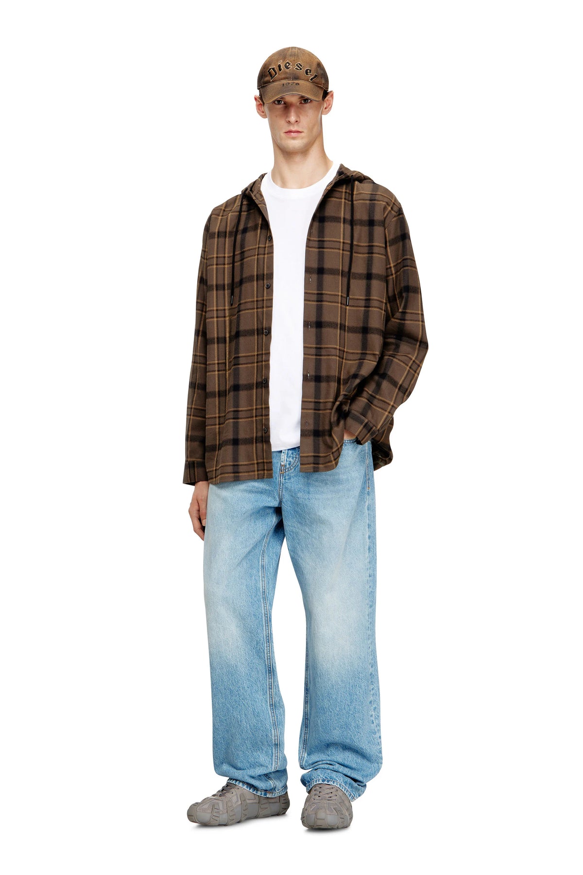 Regular cotton T-shirt with puff print