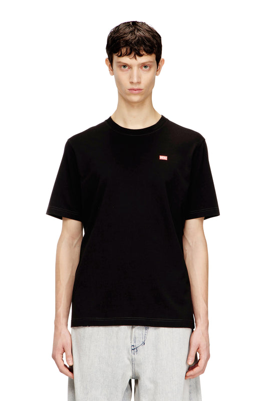 Regular T-shirt with Diesel patch and photo print