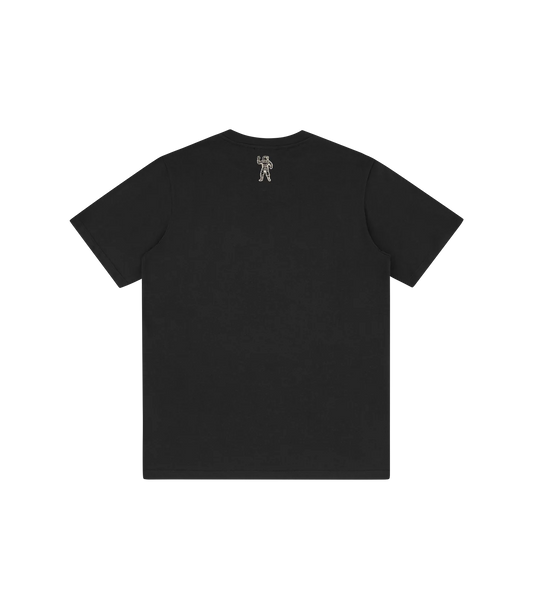 DISTORTED ARCH LOGO T-SHIRT - BLACK
