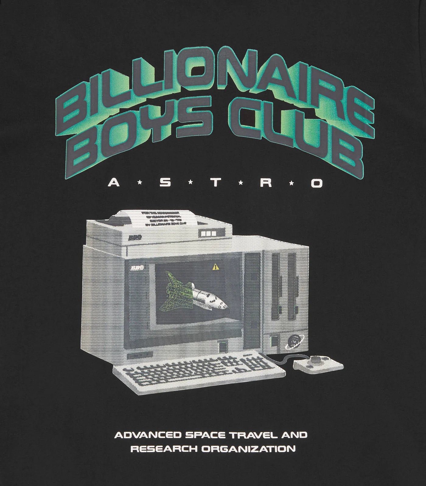 SPACE TRAVEL T-SHIRT - BLACK