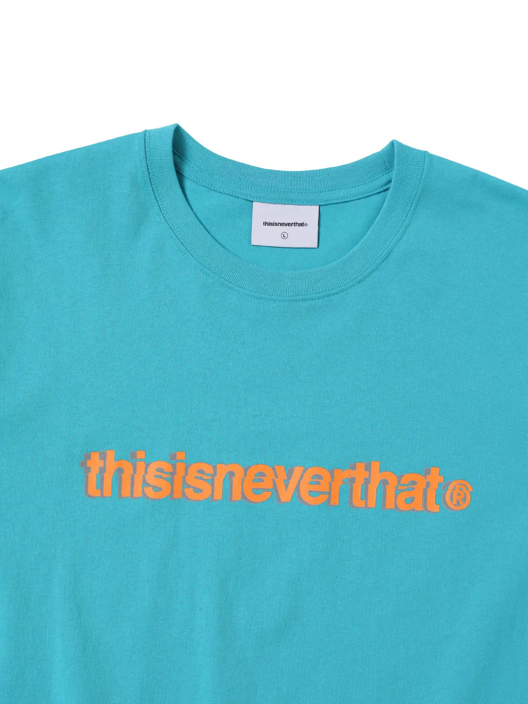 Cracked T-Logo Tee Teal