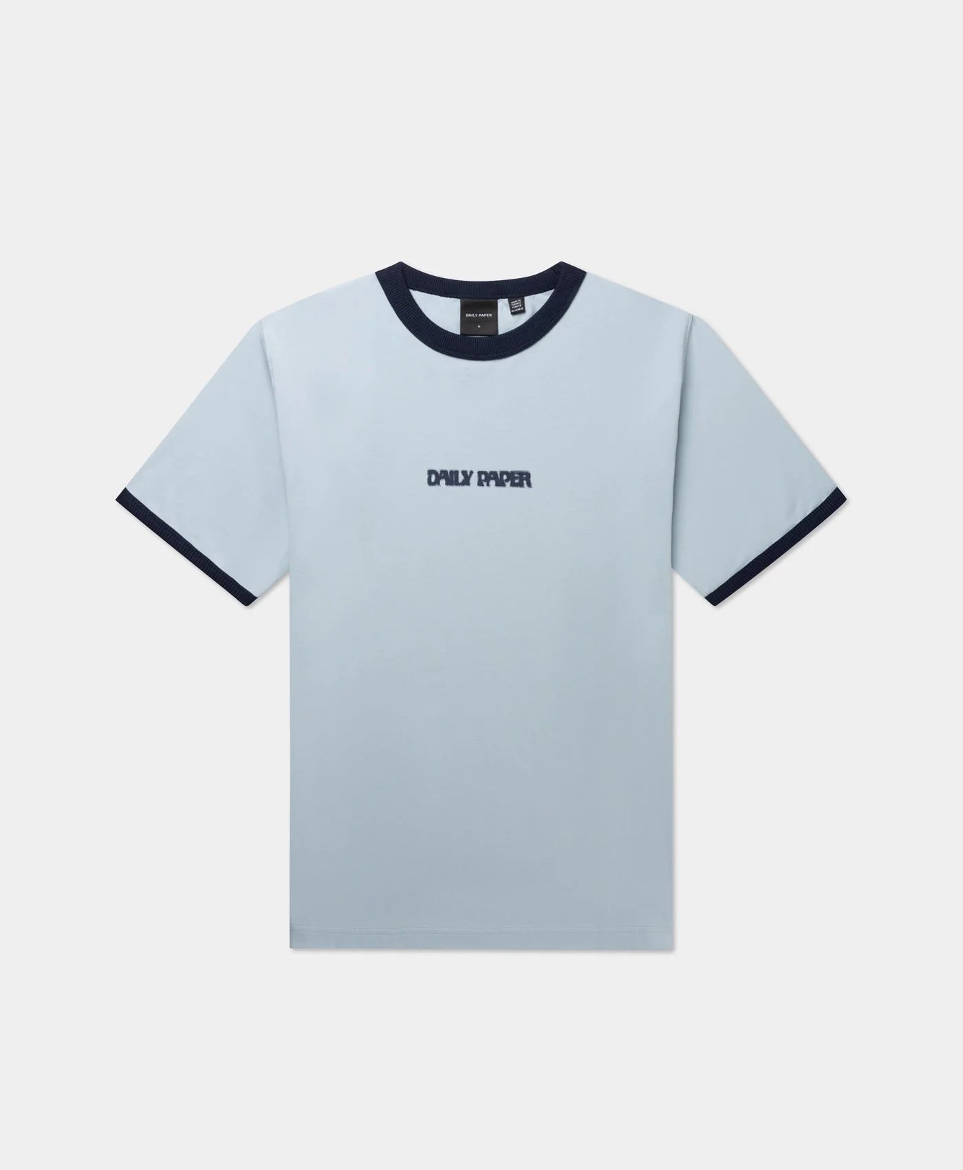 Subdued Blue Dotted Type T-Shirt