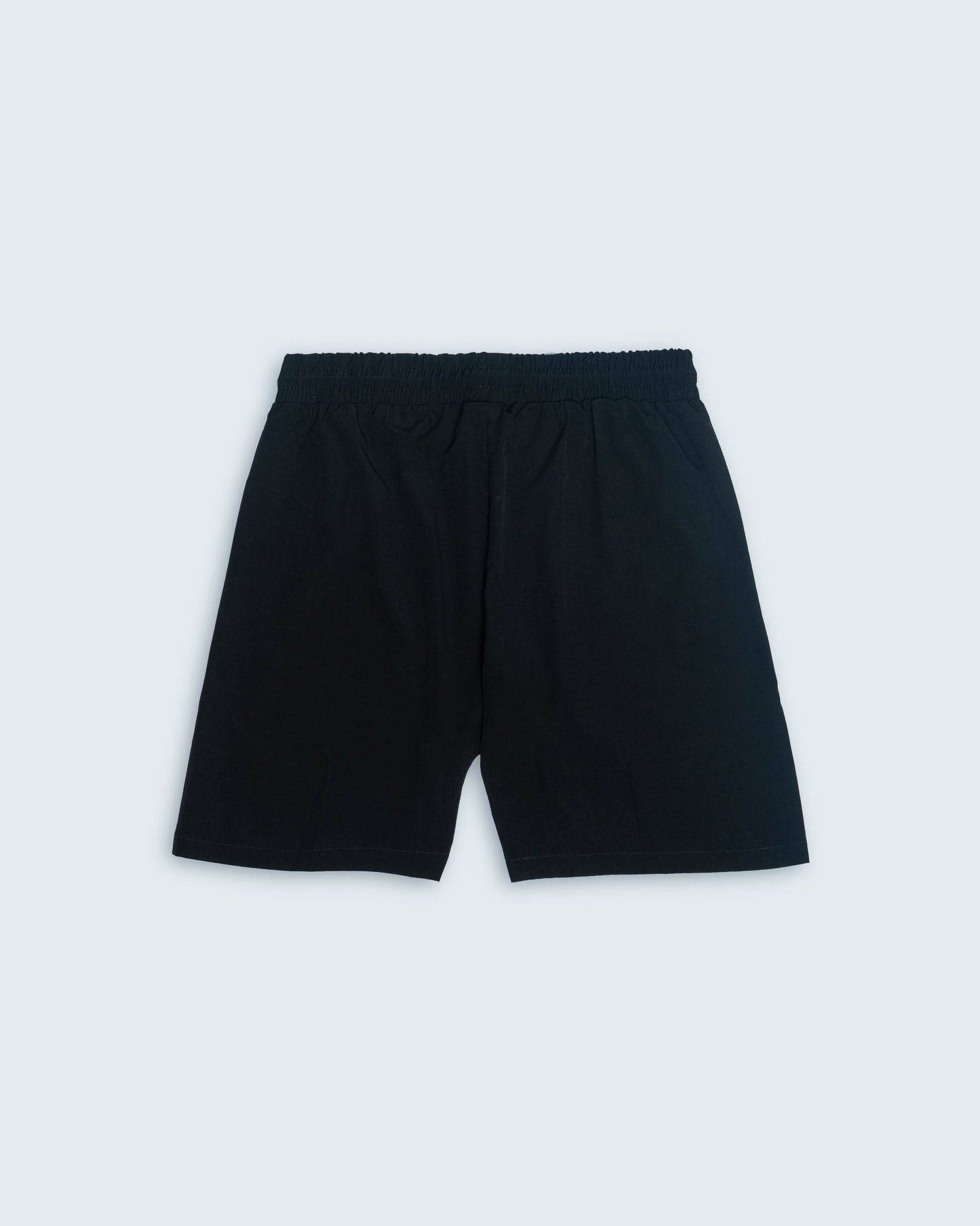Black Graffiti Logo Print Short
