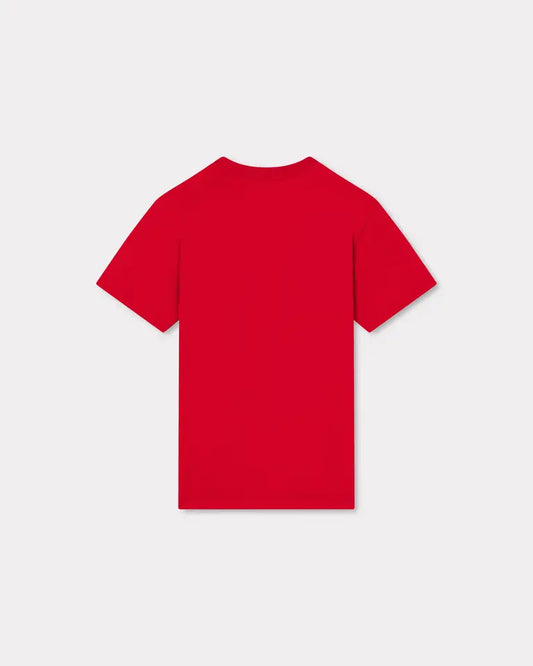 YEAR OF THE DRAGON EMBROIDERED SLIM T-SHIRT - RED