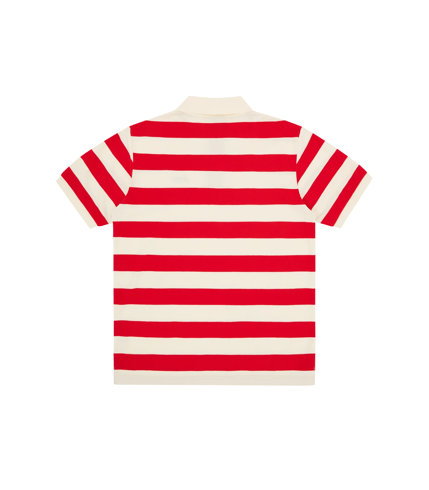 RUNNING DOG STRIPED POLO - RED STRIPE