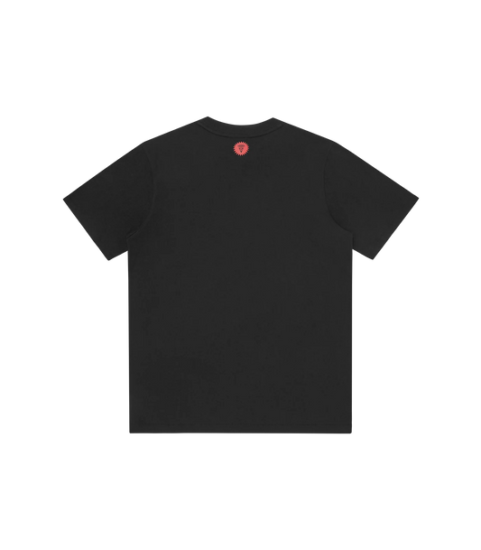CHOC CHIP CAMO RUNNING DOG T-SHIRT - BLACK