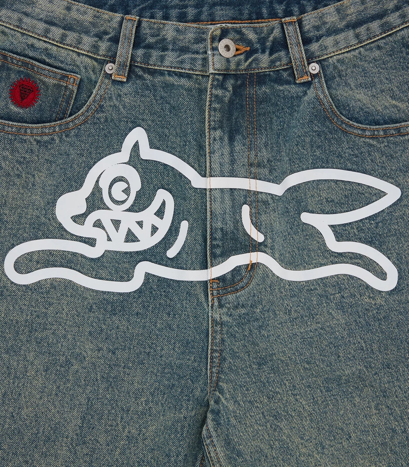 RUNNING DOG DENIM SHORTS - VINTAGE WASH