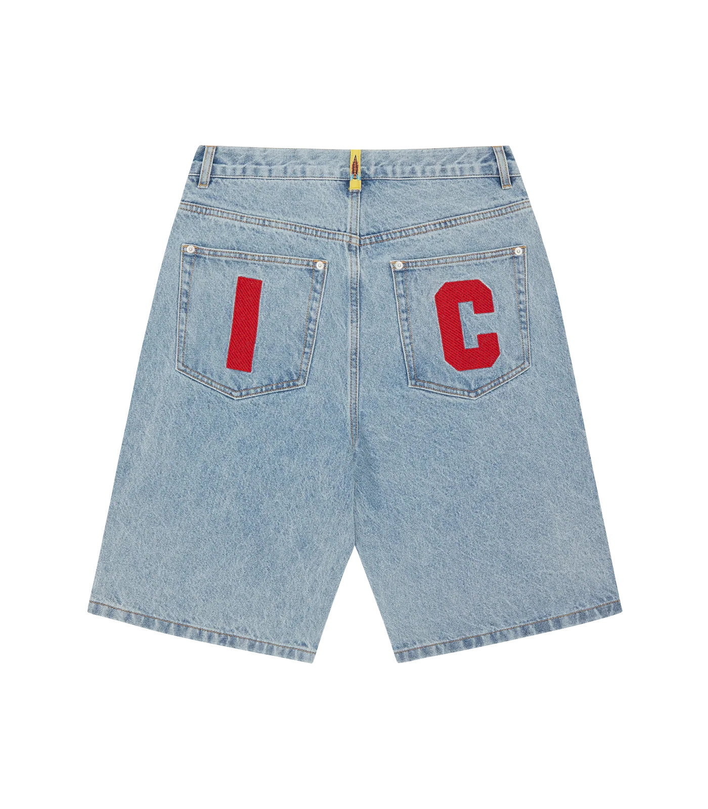 RUNNING DOG DENIM SHORTS - LIGHT WASH BLUE