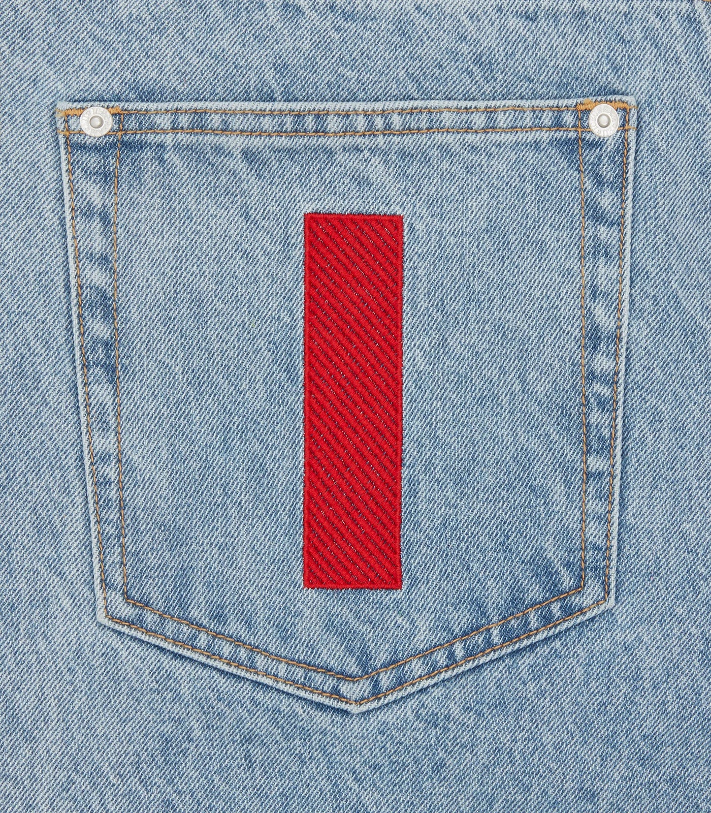 RUNNING DOG DENIM SHORTS - LIGHT WASH BLUE