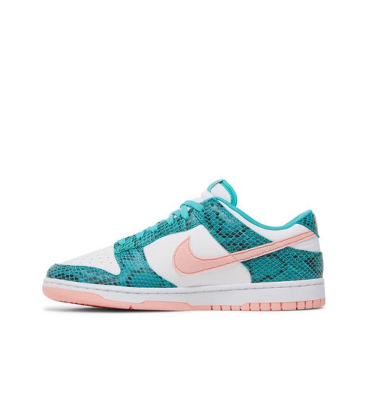 Dunk Low "Snakeskin Washed Teal Bleached Coral"