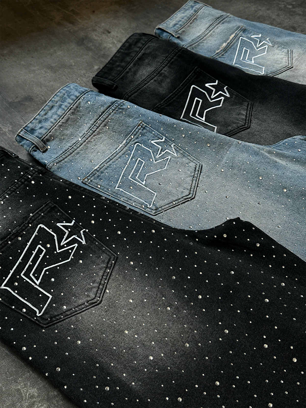 Denim Jorts - Black