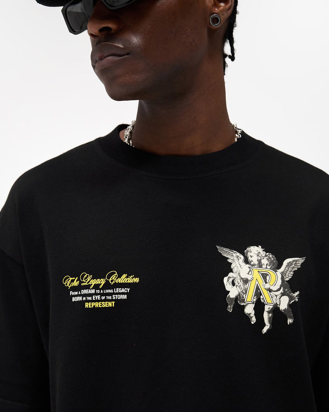 Legacy Cherubs T-Shirt - Jet Black