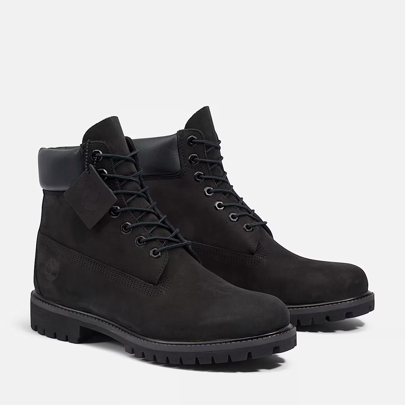 Black Men's Timberland® Premium 6-Inch Waterproof Boot