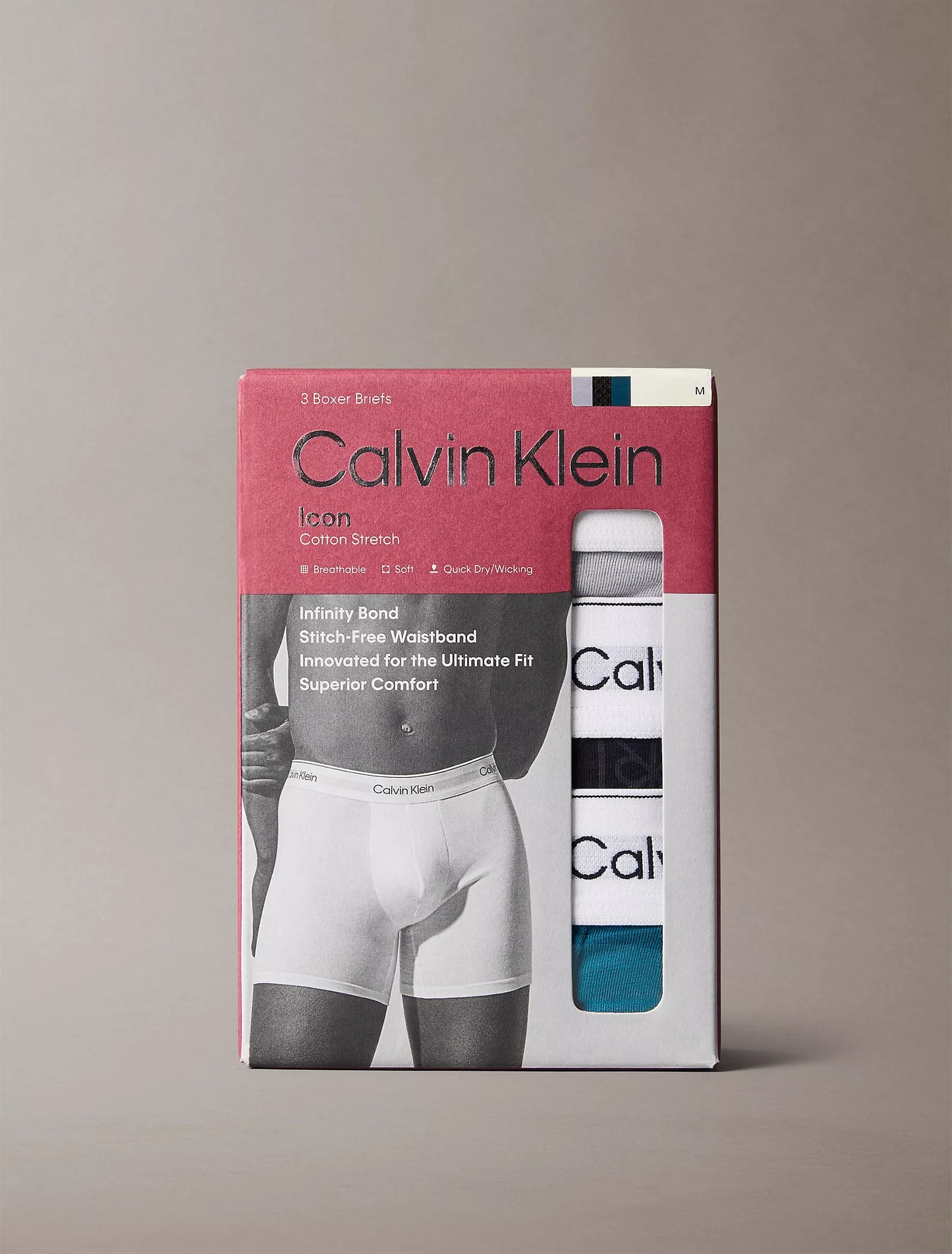 Icon Cotton Stretch 3-Pack Boxer Brief