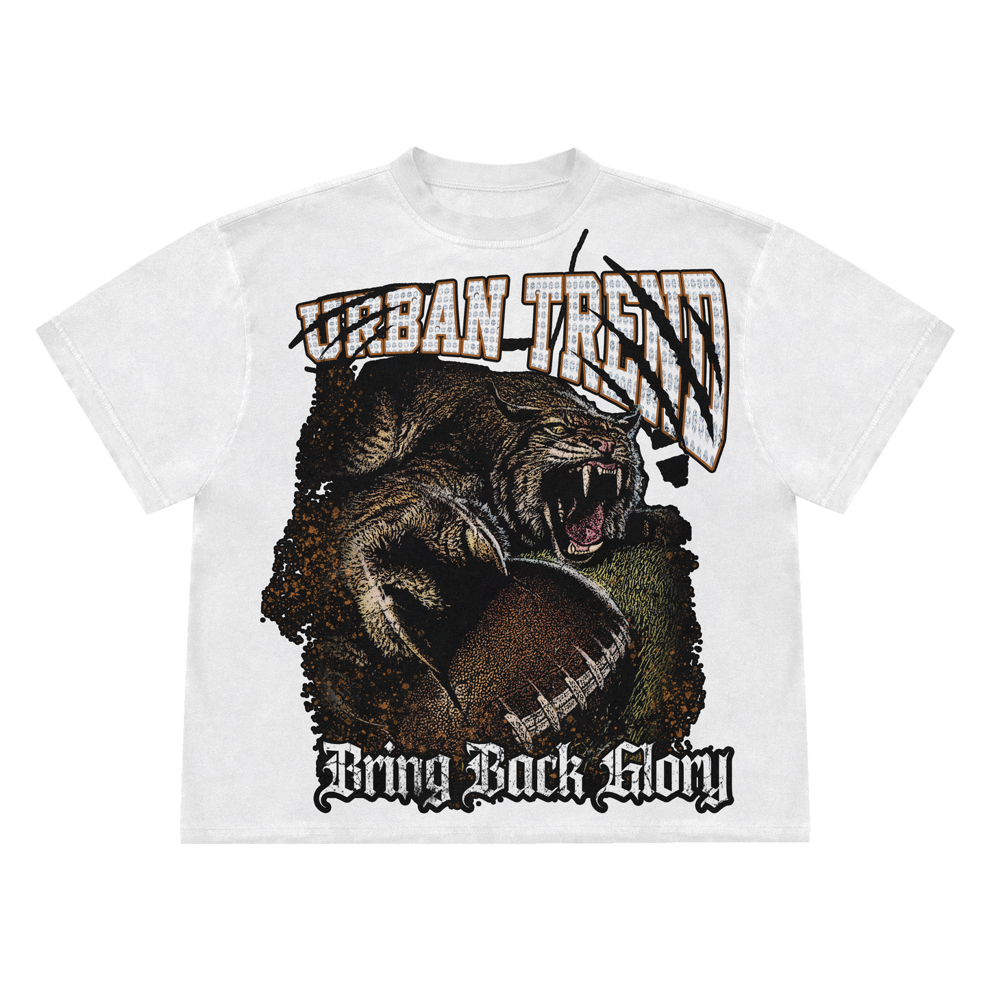 Glory Hunter Oversized Heavyweight Tee - White