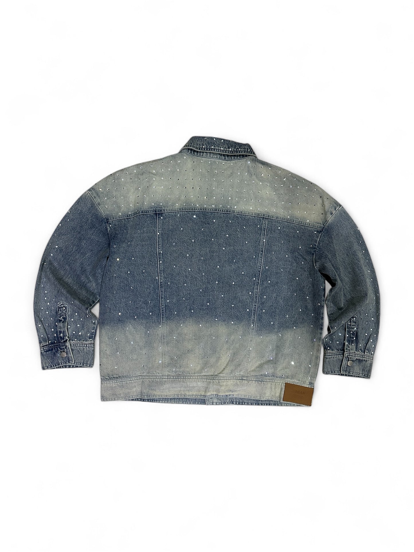 Chrome Riot Denim Jacket - Washed Blue