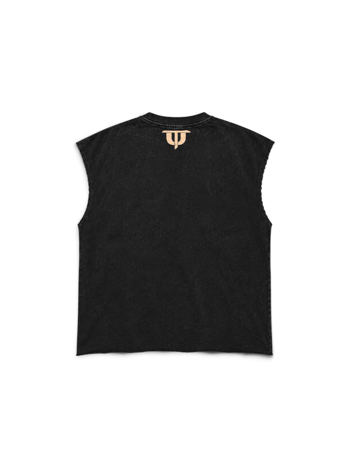 Cherub Graphic Muscle Tank - Washed Black