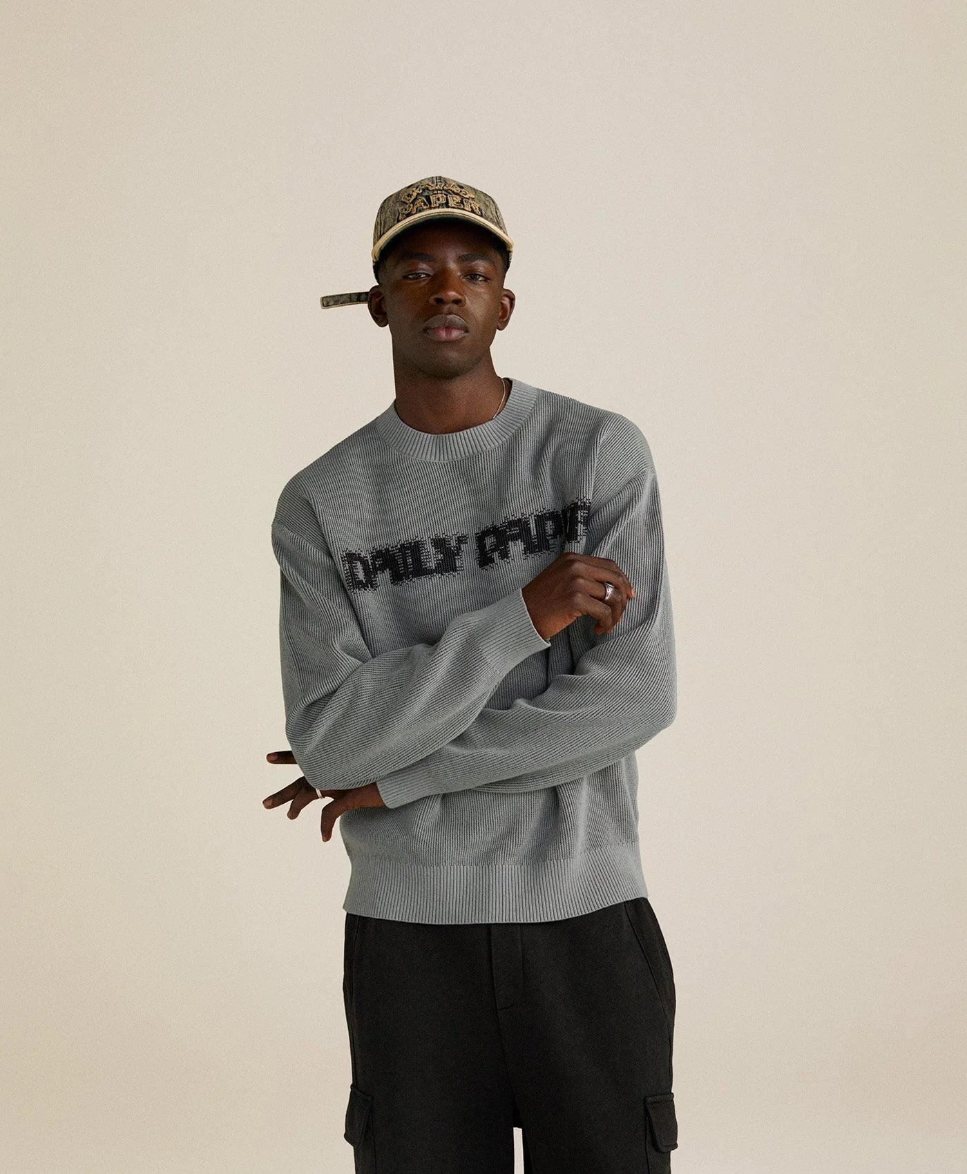 Brown Wash Dias Arch Stack Denim Cap