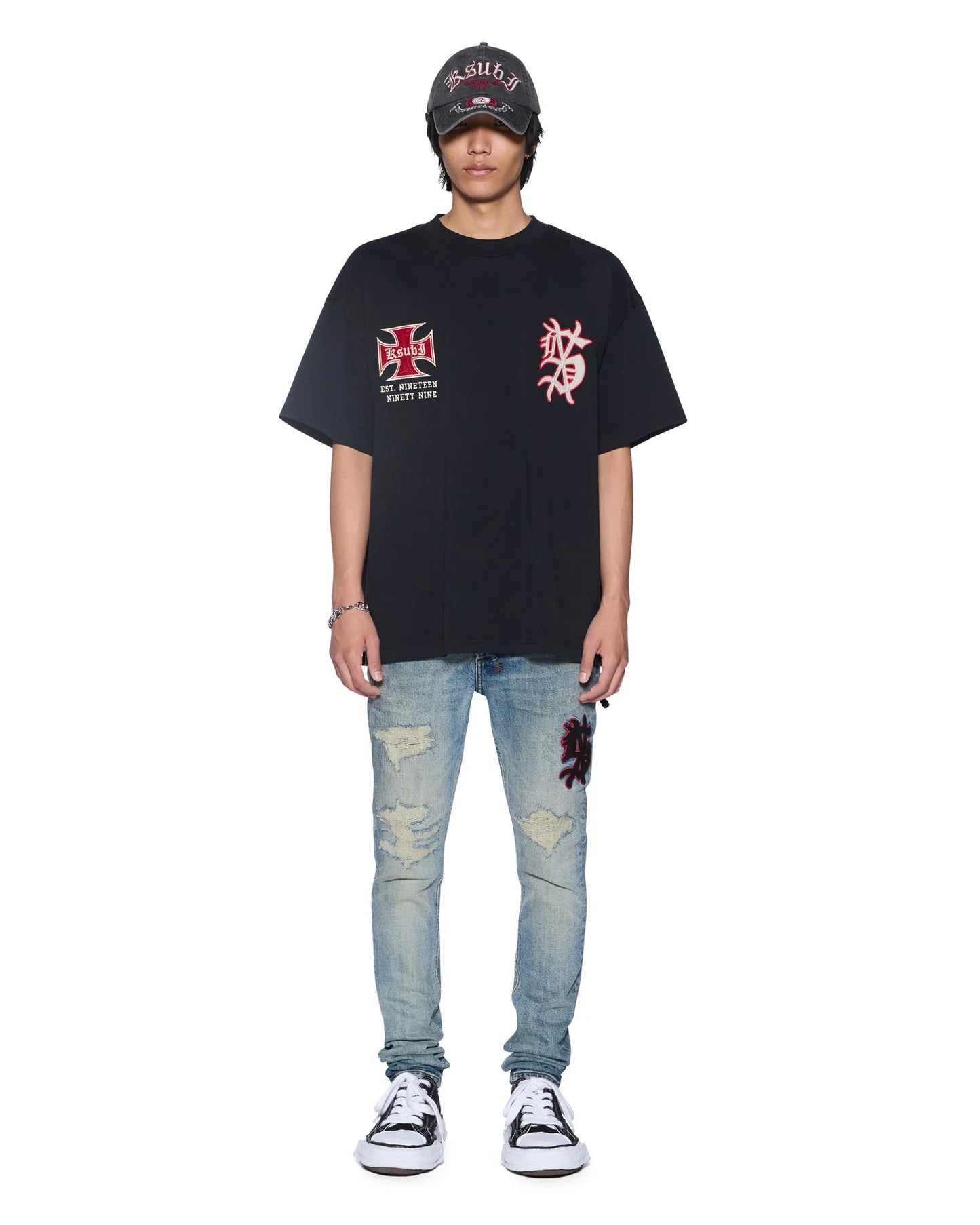 league ekcess ss tee black