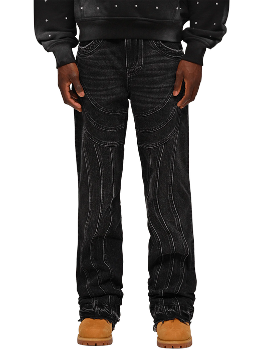 Wave Stitch Denim