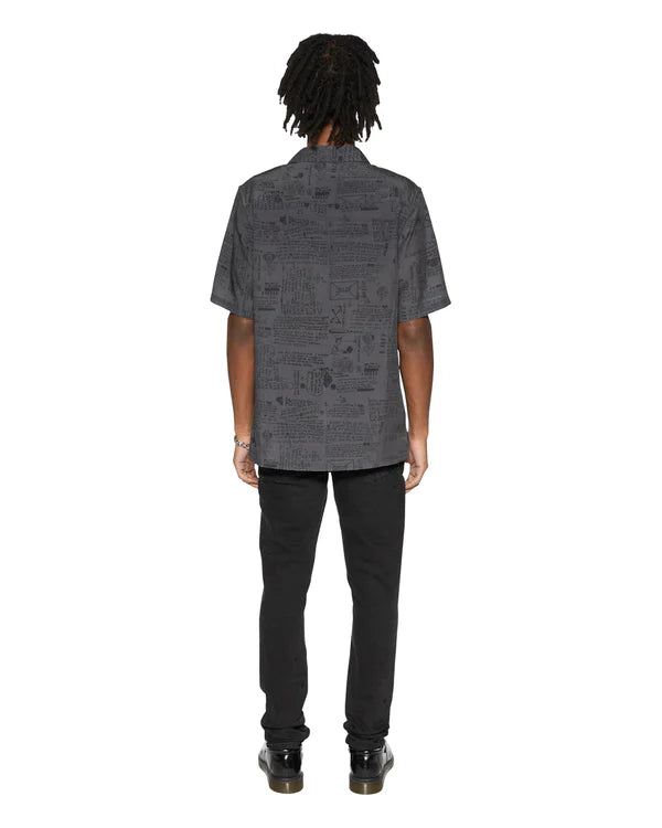 verses resort ss shirt black