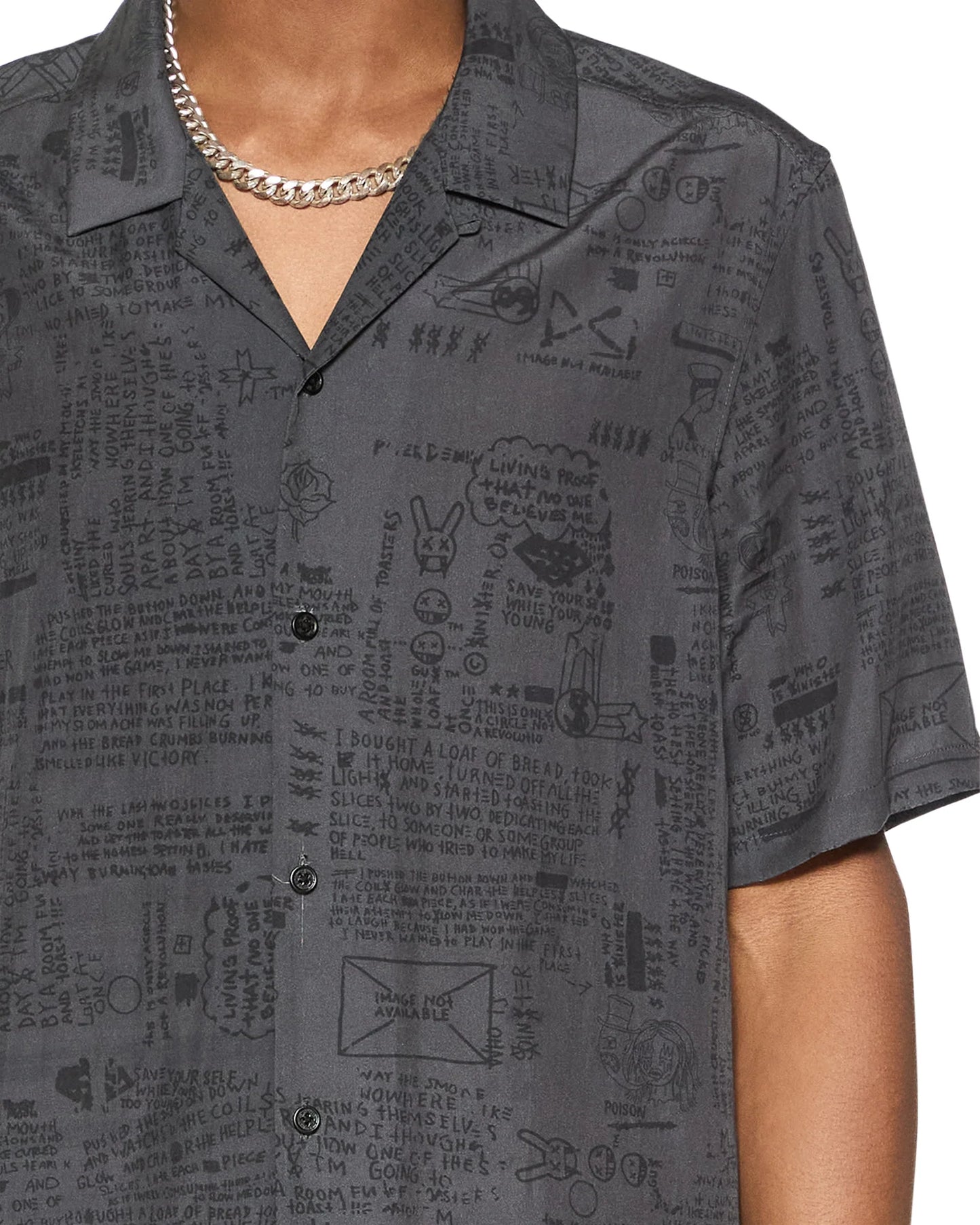 verses resort ss shirt black