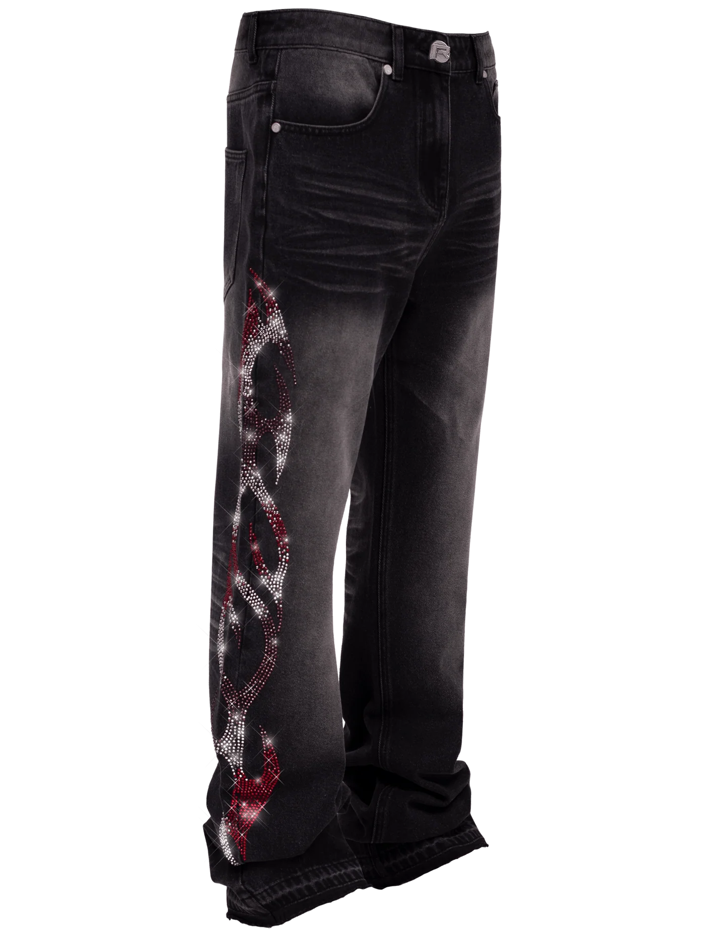 Viper Flames Denim - Black