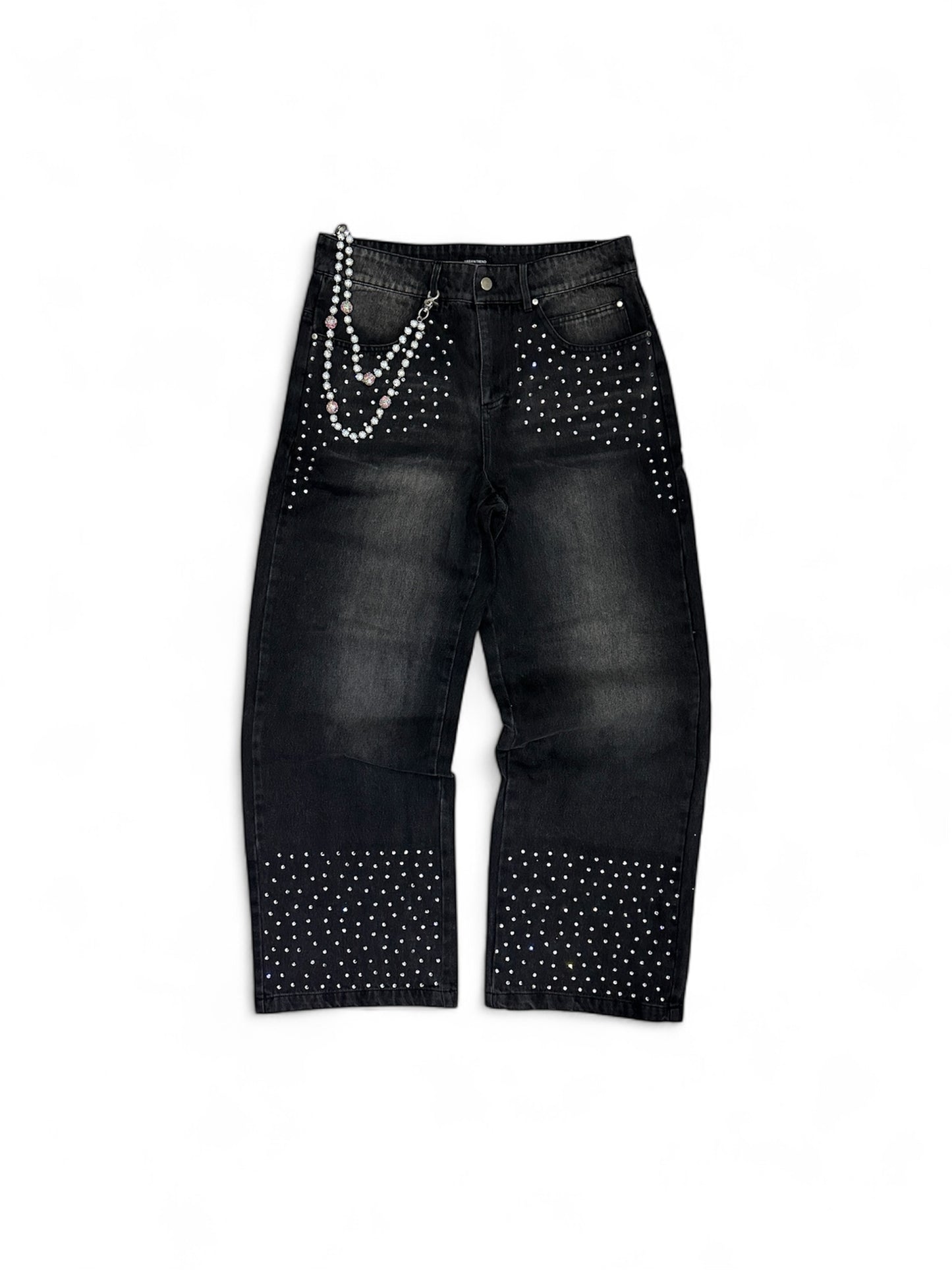 Chrome Riot Jeans - Washed Black