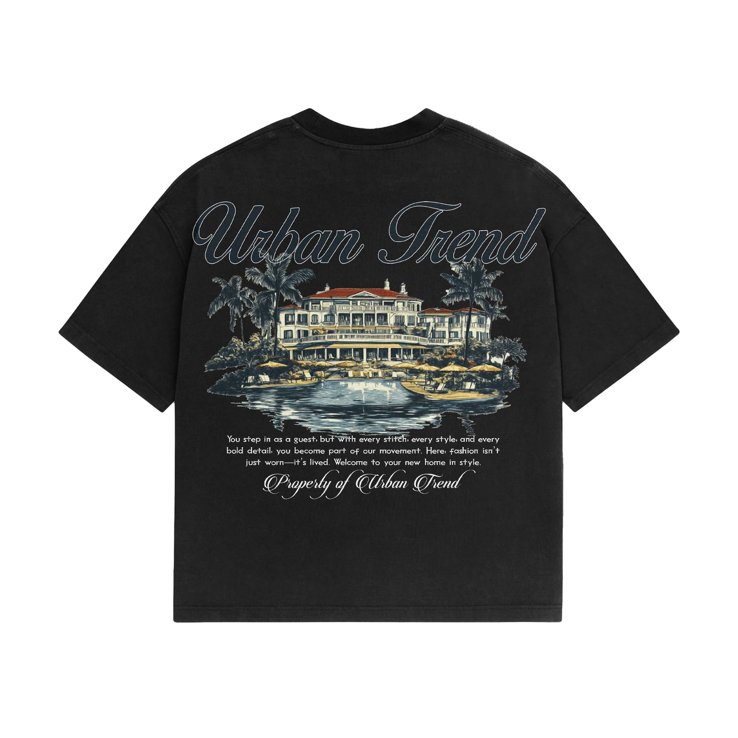 Riviera Estate Tee - Black