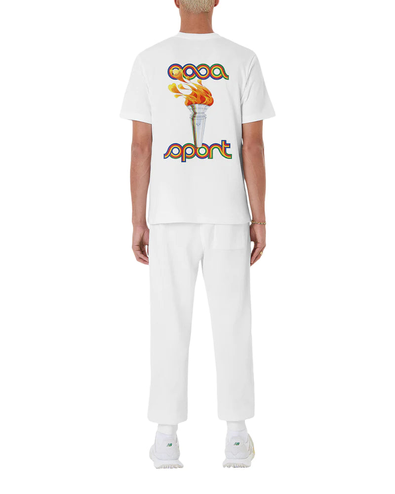 Gray 'La Flamme Du Sport' T-Shirt