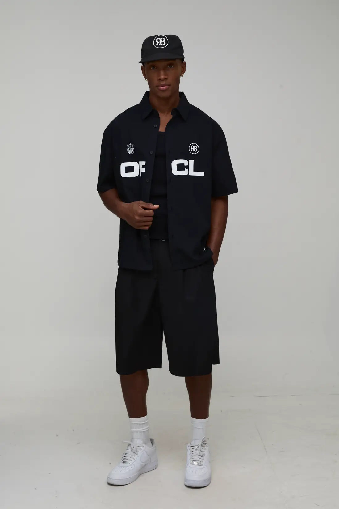 Boxy Fit Circa 98 Flock Print Short Sleeve Shirt