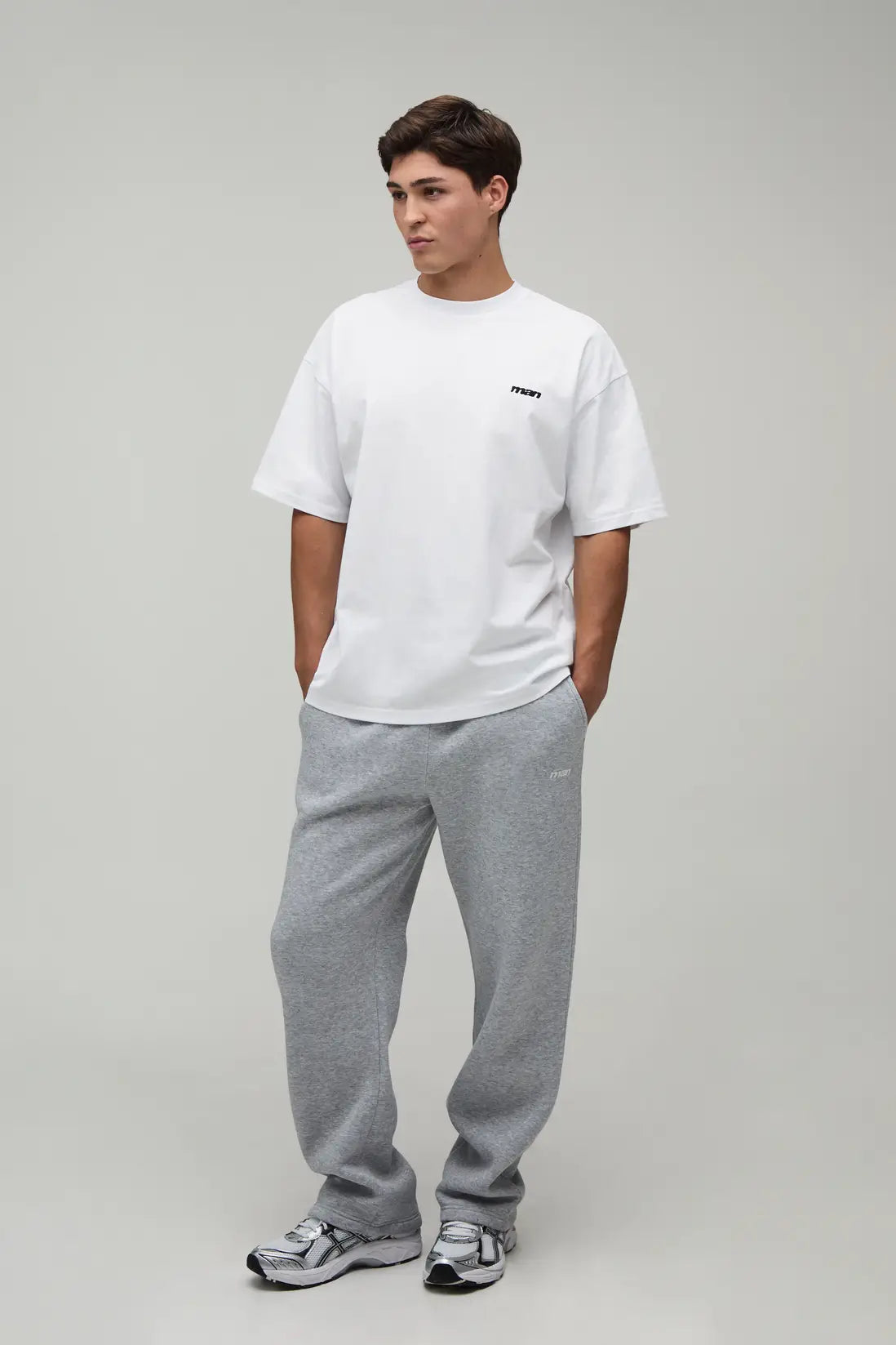 Oversized Man Sport Embroidered T-Shirt