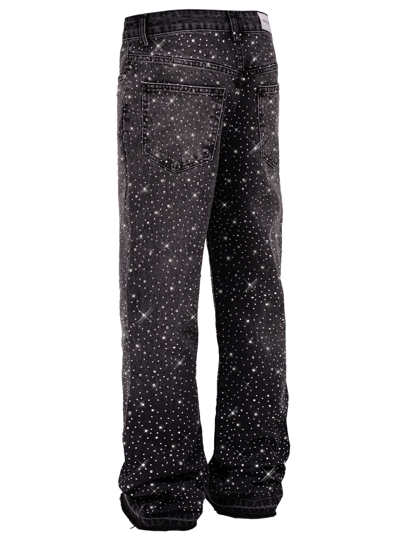 Crystal Flare Denim - Black
