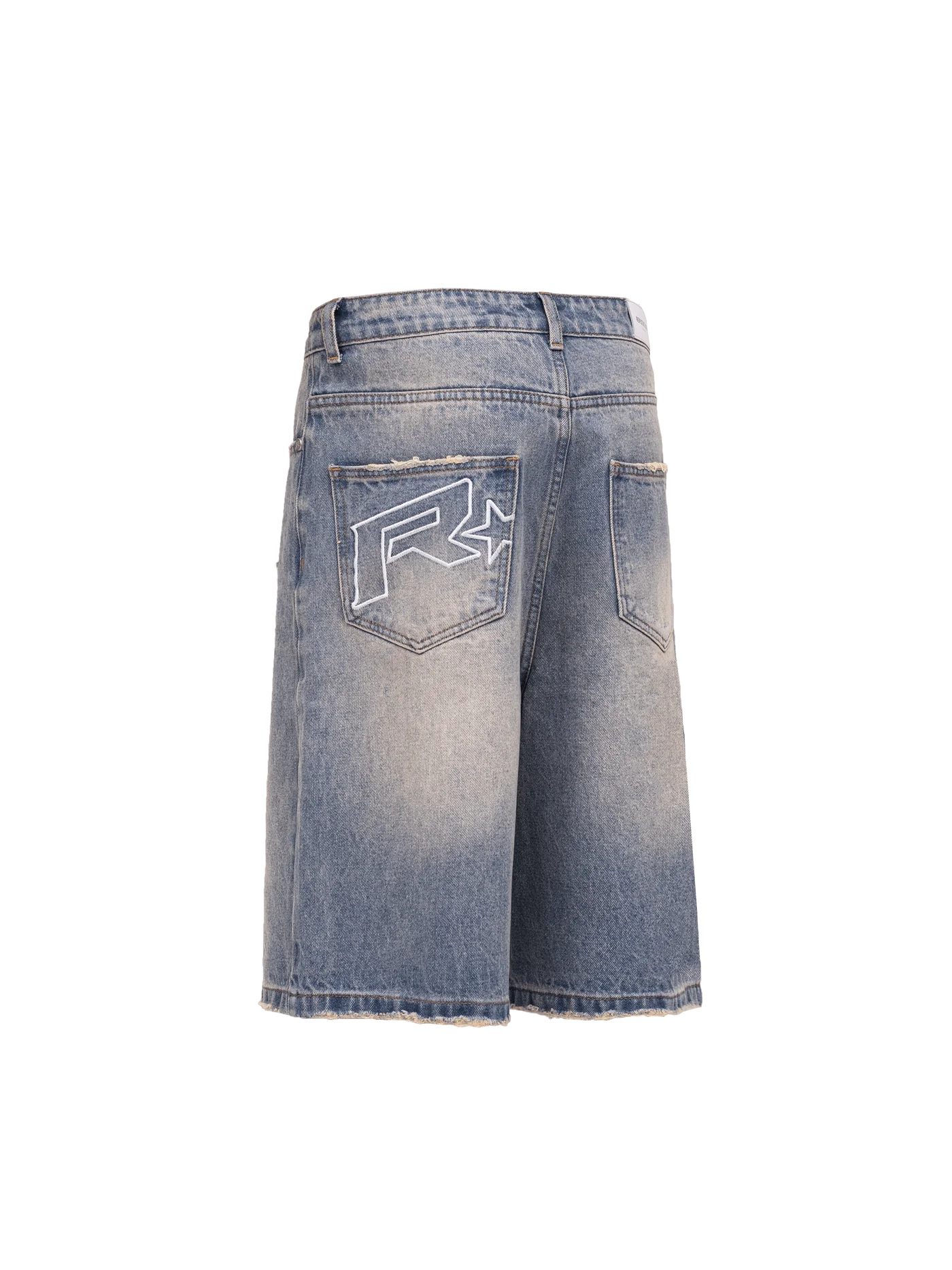 Denim Jorts - Cream Wash