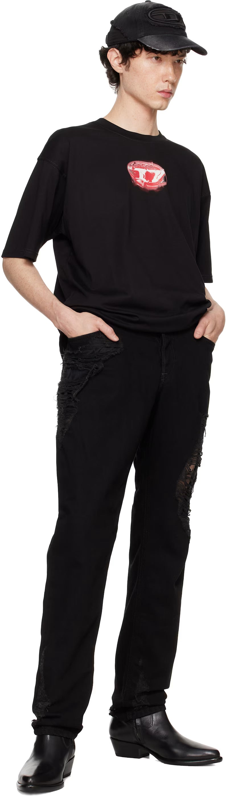 Black T-Boxt-K3 T-shirt