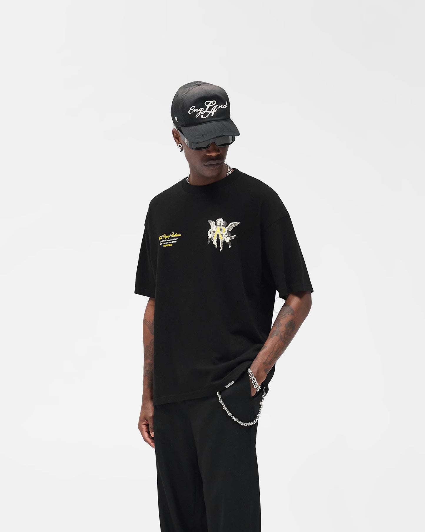 Legacy Cherubs T-Shirt - Jet Black