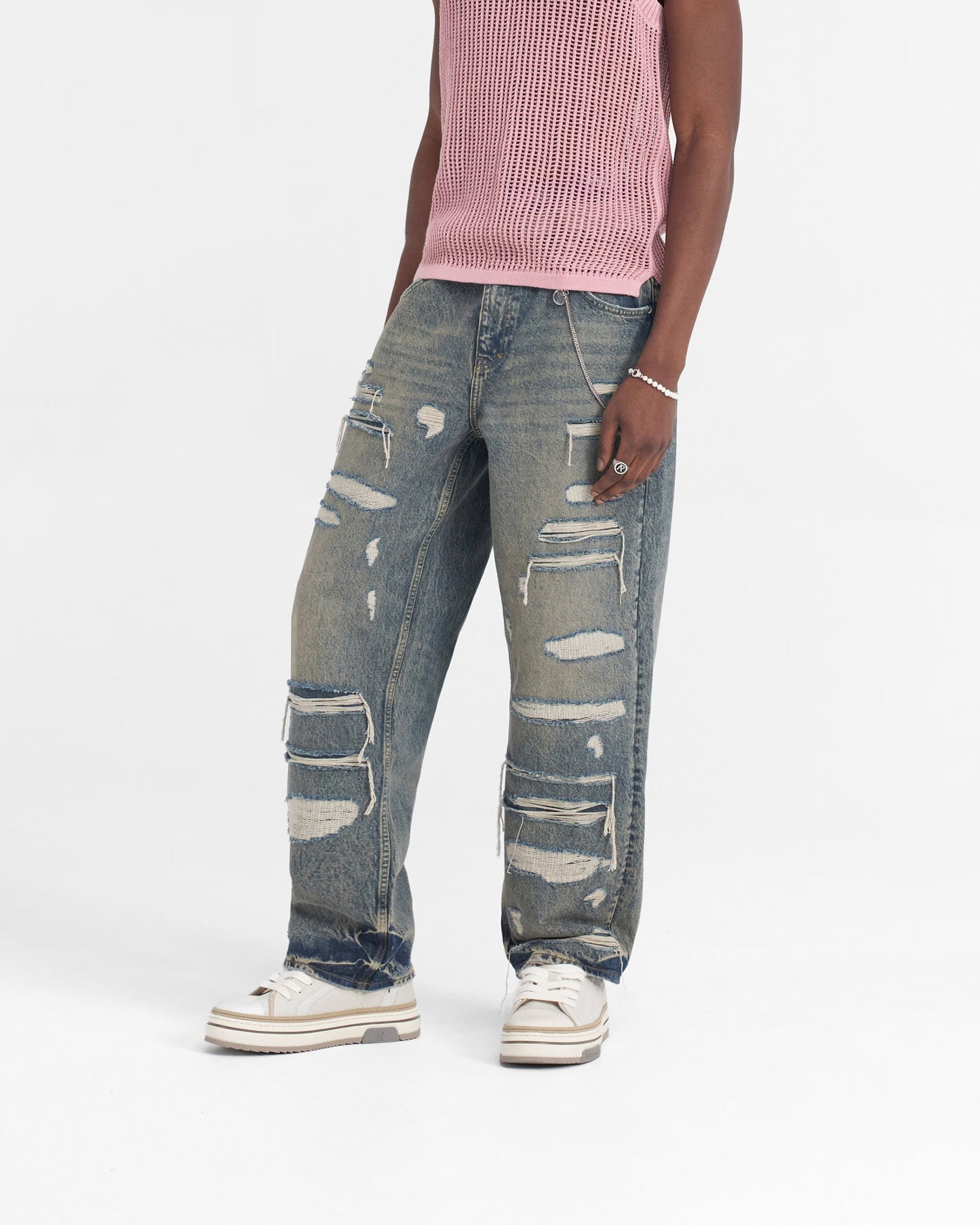 R3D Double Destroyer Baggy Denim