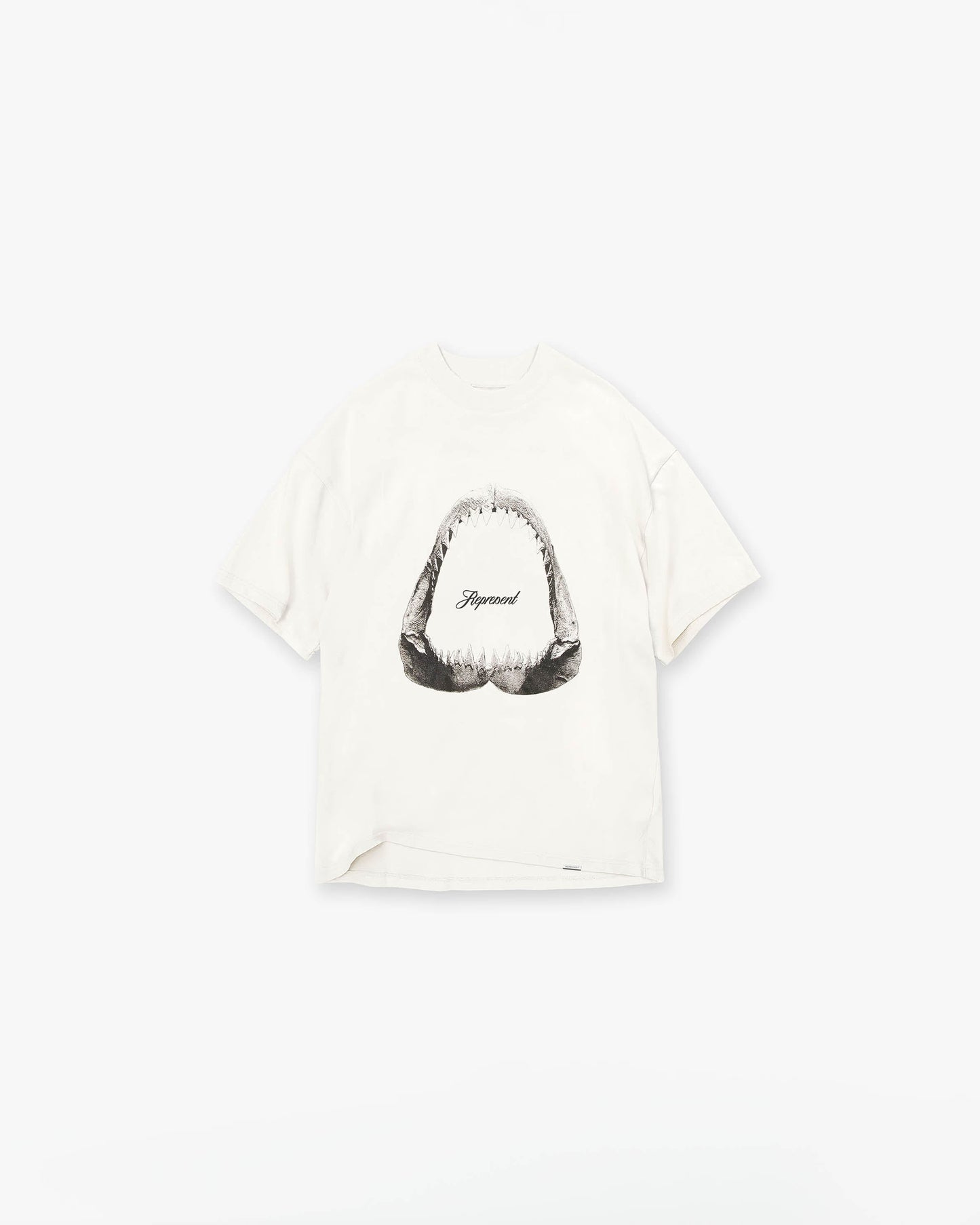 Shark Jaws T-Shirt - Flat White