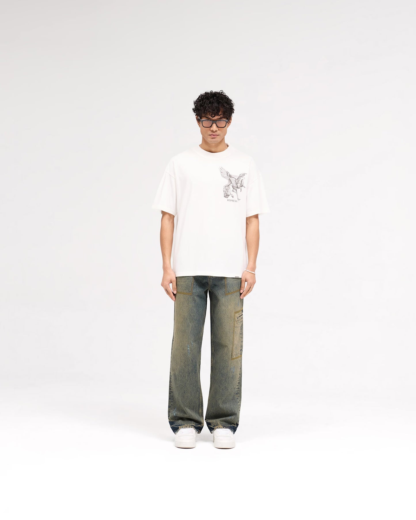 Elegance In Motion T-Shirt - Flat White