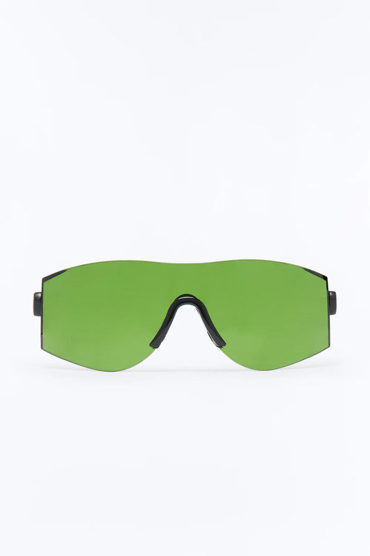 Real Revo Shield Sunglasses - Green