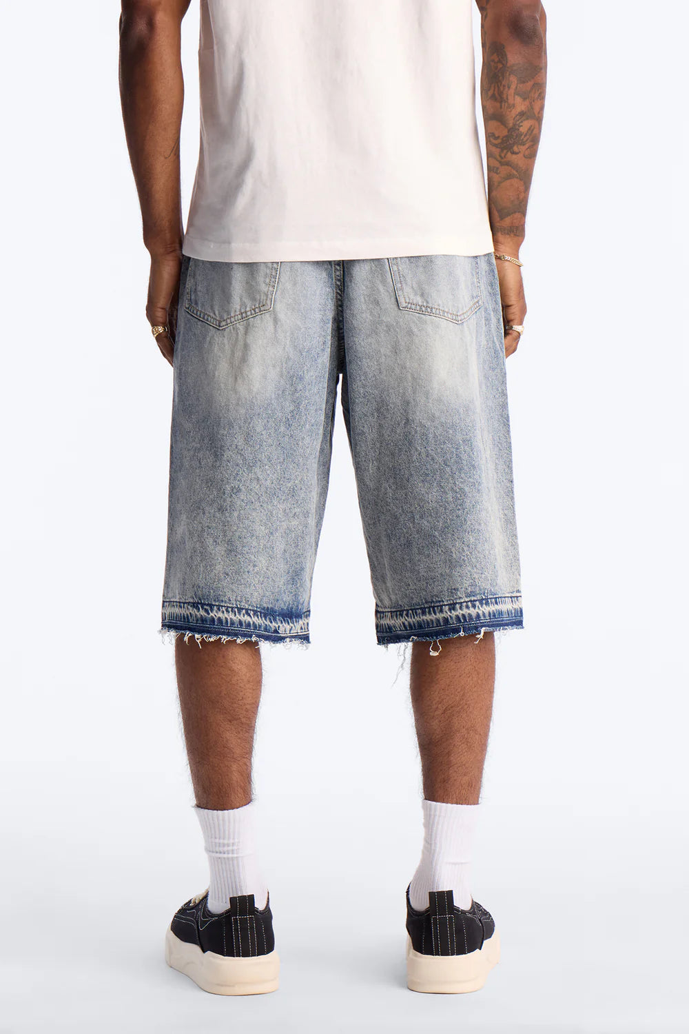 Baggy Skatepark Denim Short - Light Wash