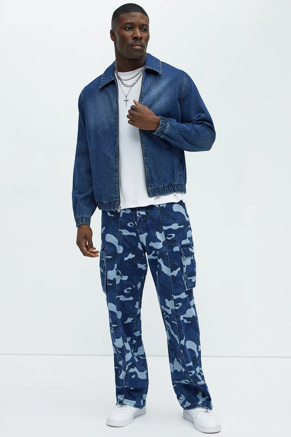 Cargo Camo Baggy Jeans - Camouflage