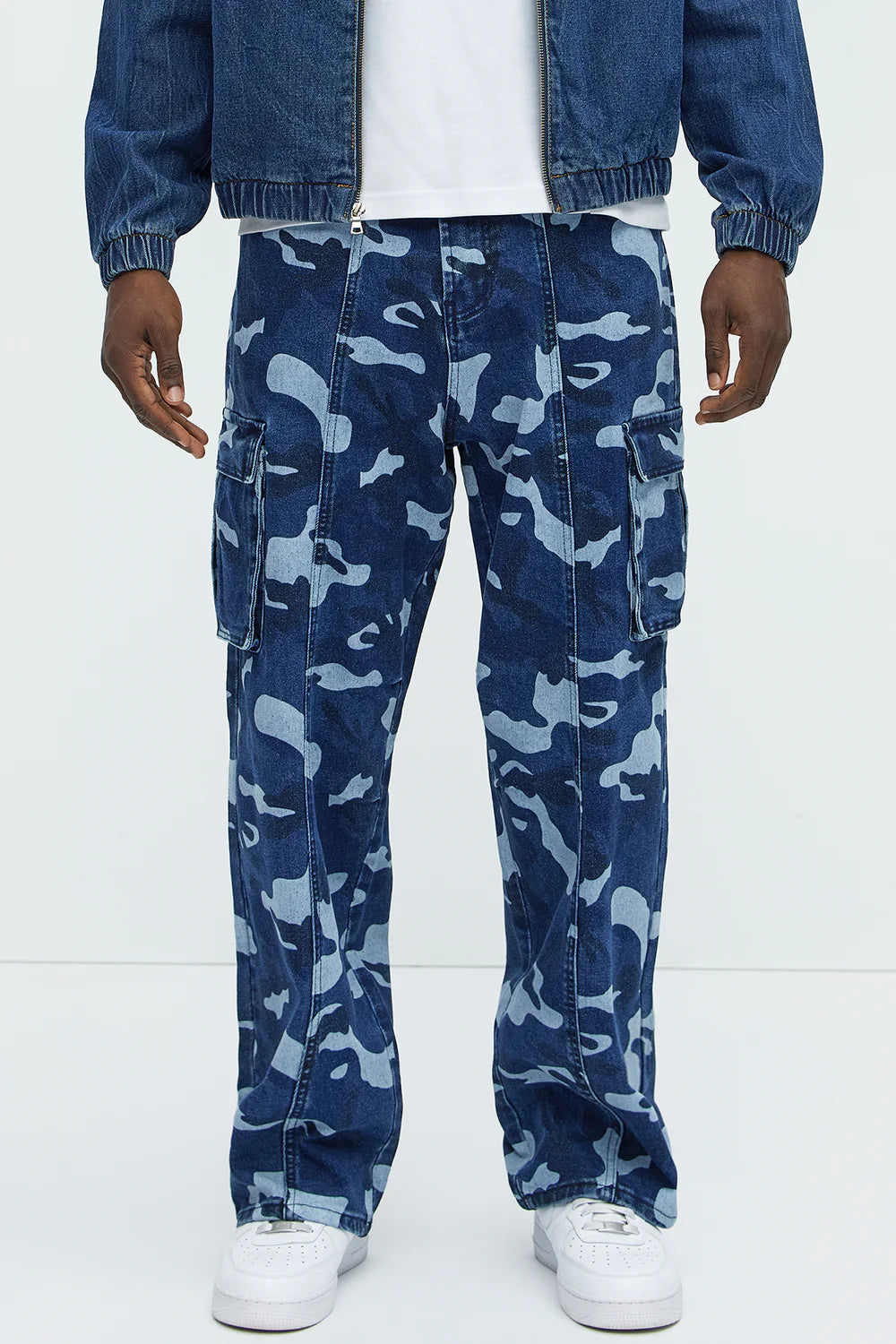 Cargo Camo Baggy Jeans - Camouflage